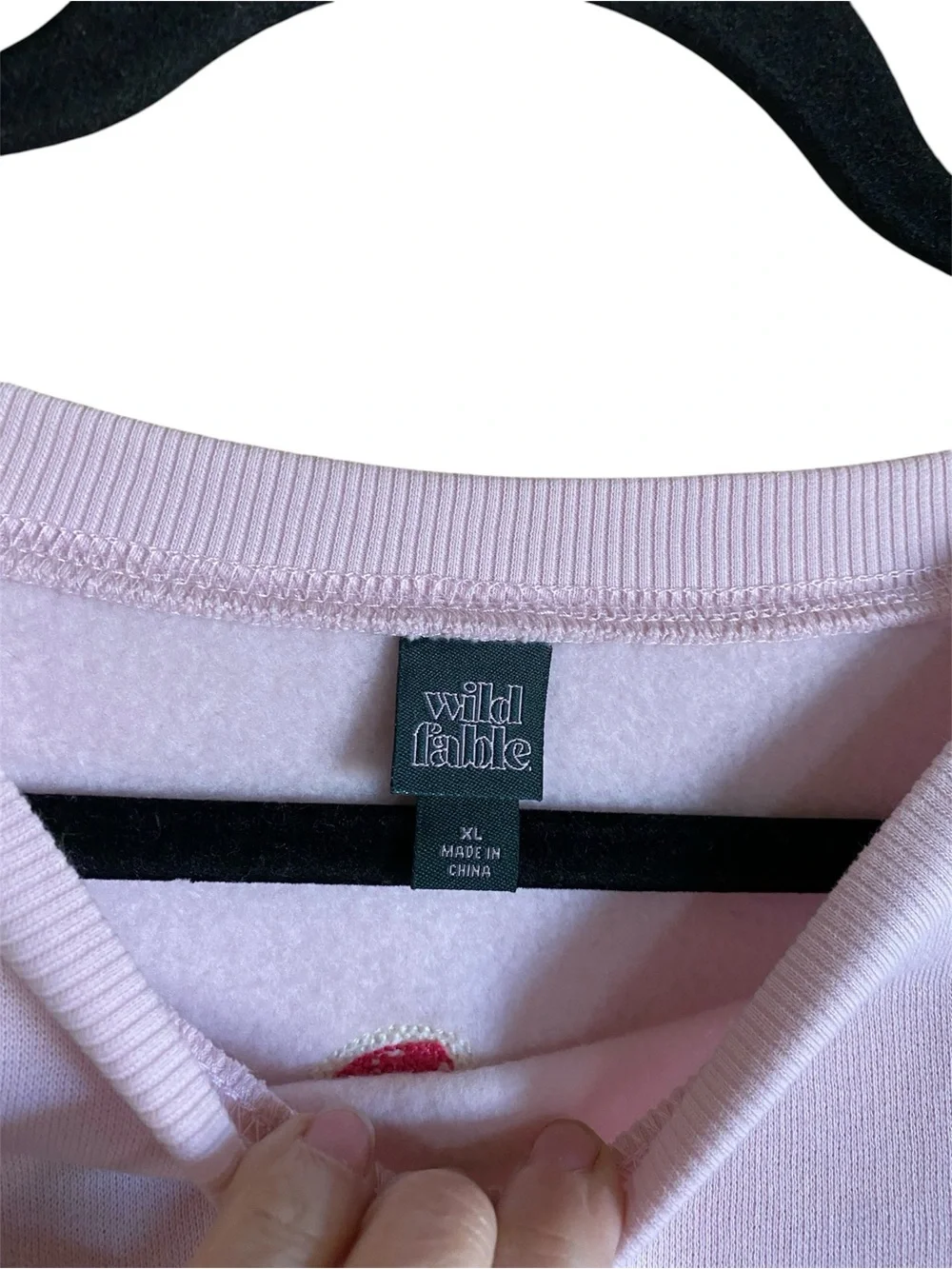 WILD Fable Pink PONTA DO SOL MADEIRA PORTUGAL Crewneck Sweatshirt Top XL NEW - Picture 3 of 3